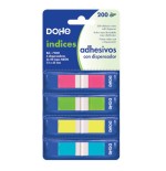 4285-BLISTER 4 BLOCS DE 50 INDICES EN 4 COLORES SURTIDOS NEON 12X45 DOHE 75021