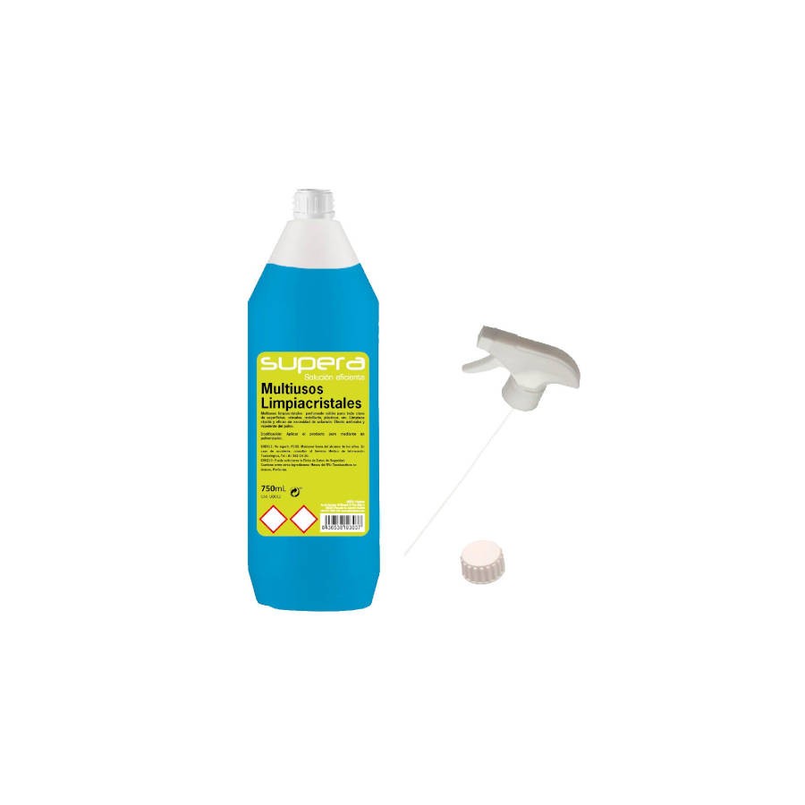 4327-CAJA 20 MULTIUSOS LIMPIACRISTALES 750 ML SUPERA LI324 4327-CAJA 20 MULTIUSOS LIMPIACRISTALES 750 ML SUPERA LI324