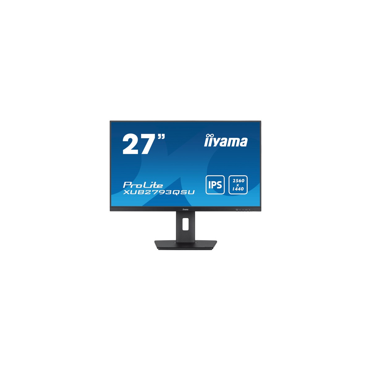IIYAMA PANTALLA 27 IPS WQHD CON SOPORTE AJUSTABLE EN ALTURA Y FRECUENCIA DE ACTUALIZACIoN DE 100HZ