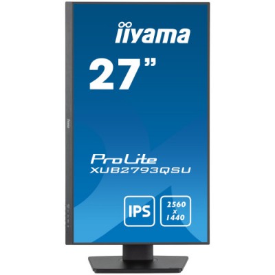 IIYAMA PANTALLA 27 IPS WQHD CON SOPORTE AJUSTABLE EN ALTURA Y FRECUENCIA DE ACTUALIZACIoN DE 100HZ