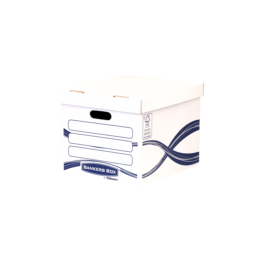 441-Fellowes 4460801 caja de almacenaje Rectangular Papel Azul, Blanco 441-Fellowes 4460801 caja de almacenaje Rectangular Papel Azul, Blanco