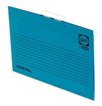 4561-CARPETA COLGANTE CAJON VISOR CORTO CRISTAL FOLIO LOMO V COLOR AZUL GIO 400021954
