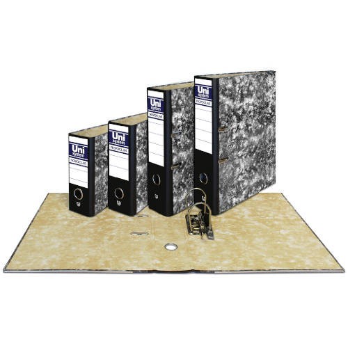 4604-CAJA PARA ARCHIVADOR 1/4N NOVOCLAS COLOR NEGRO UNISYSTEM NOVOCLAS 7480010