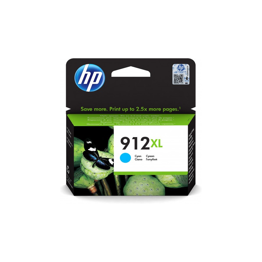 4659-HP CARTUCHO TINTA 912XL CIAN OJ 8022 (3YL81AE)