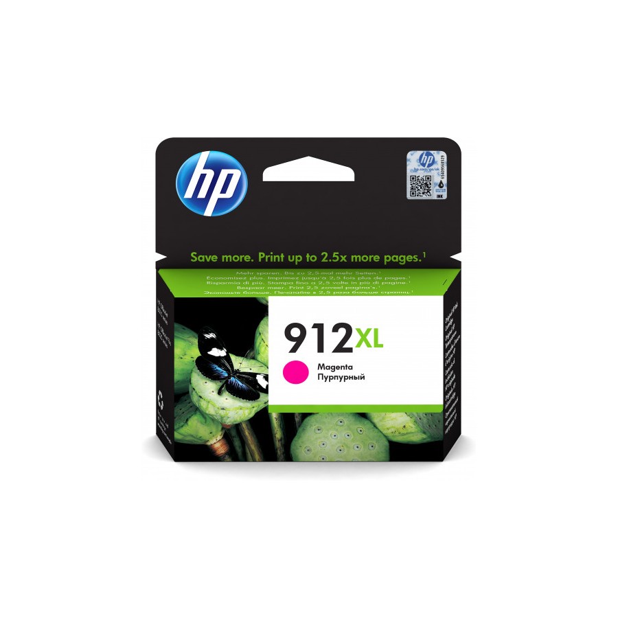 4660-HP CARTUCHO TINTA 912XL MAGENTA OJ 8022 (3YL82AE)