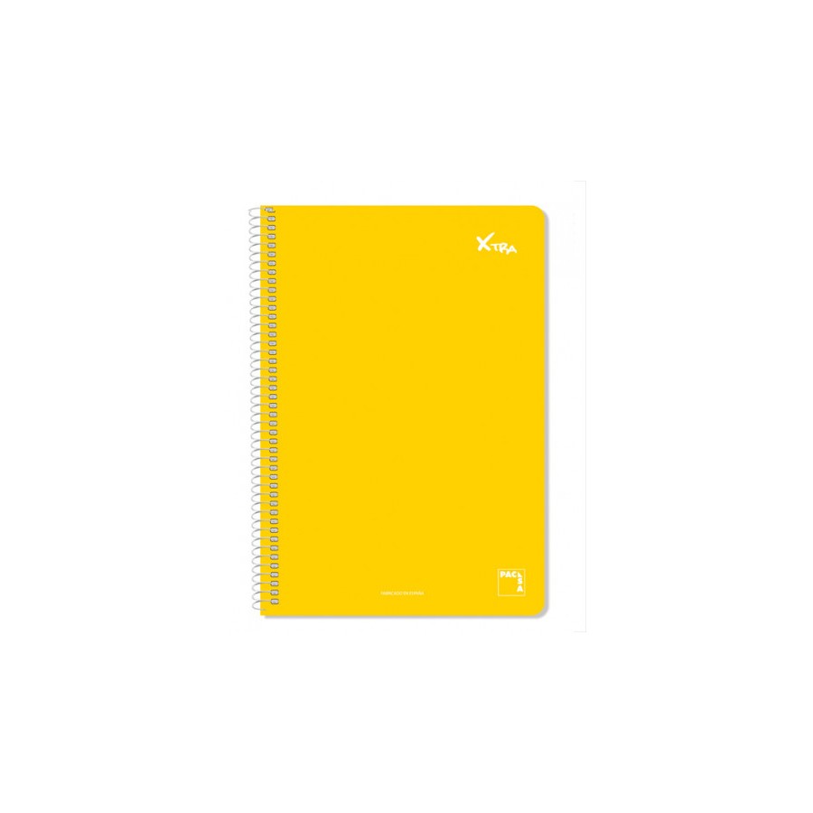 4846-CUADERNO SERIE XTRA 60GR.TAPA CONTRACOLADA FOLIO (215X310MM.) 80 HOJAS CUADRICULA 4X4 COLOR AMARILLO PACSA 16050 4846-CUADERNO SERIE XTRA 60GR.TAPA CONTRACOLADA FOLIO (215X310MM.) 80 HOJAS CUADRICULA 4X4 COLOR AMARILLO PACSA 16050