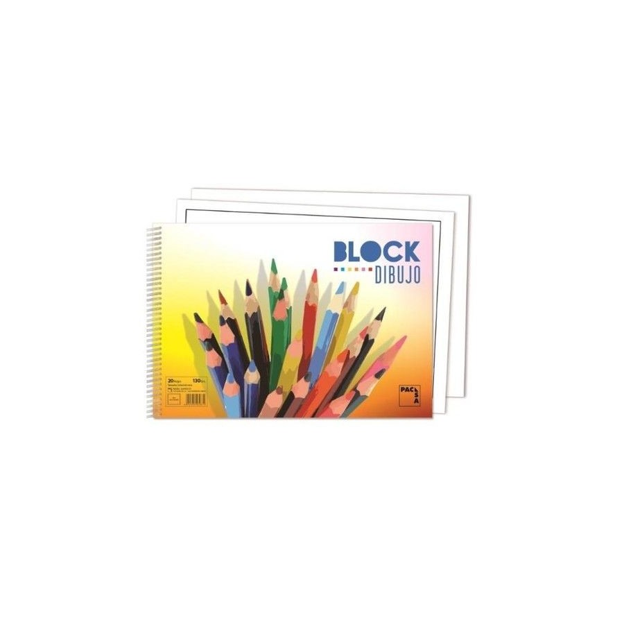 4852-BLOCKS DE DIBUJO COLOURS 130GR.TAMANO FOLIO 20 HOJAS LISO CON RECUADRO PACSA 18836 4852-BLOCKS DE DIBUJO COLOURS 130GR.TAMANO FOLIO 20 HOJAS LISO CON RECUADRO PACSA 18836