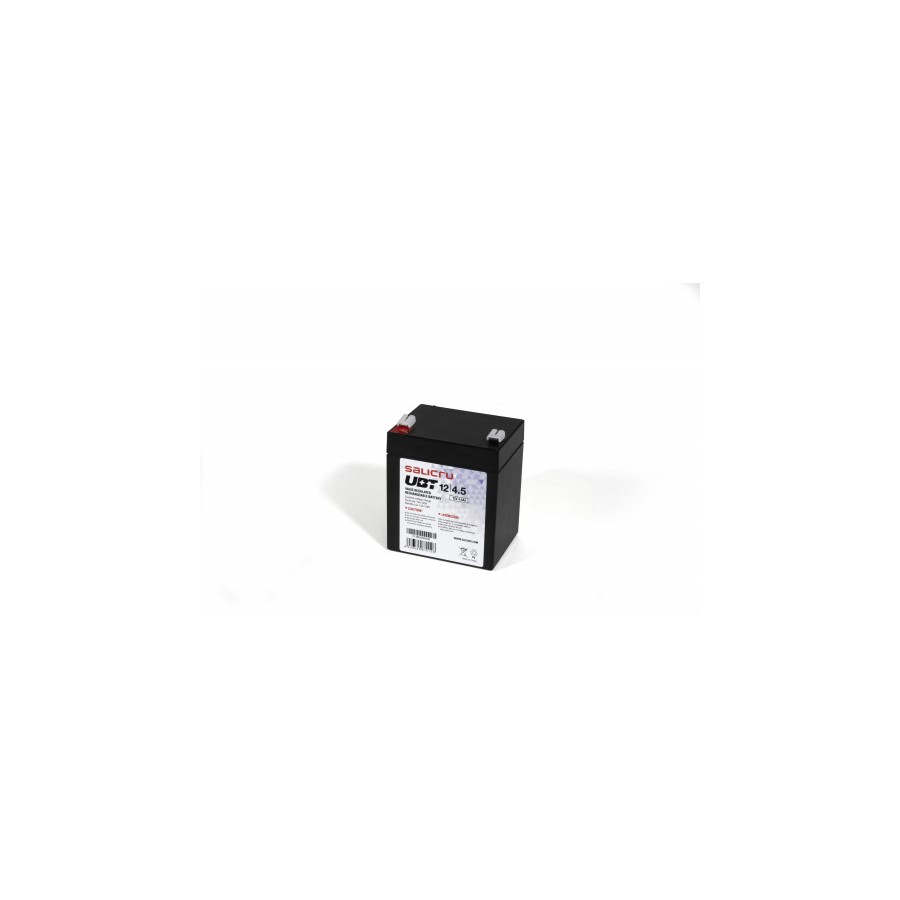 4857-Salicru UBT 12/4,5 - Bateria AGM recargable de 4,5 Ah
