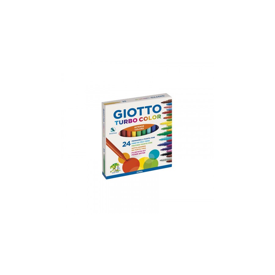 4865-ESTUCHE 24 ROTULADORES TURBO COLOR GIOTTO F417000 4865-ESTUCHE 24 ROTULADORES TURBO COLOR GIOTTO F417000