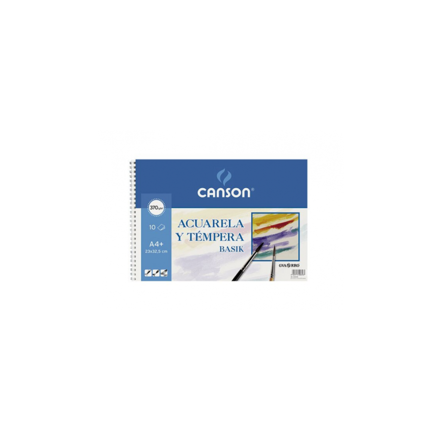 4888-BLOC 10 HOJAS ACUARELA A4+ 370G GUARRO CANSON C200400698 4888-BLOC 10 HOJAS ACUARELA A4+ 370G GUARRO CANSON C200400698