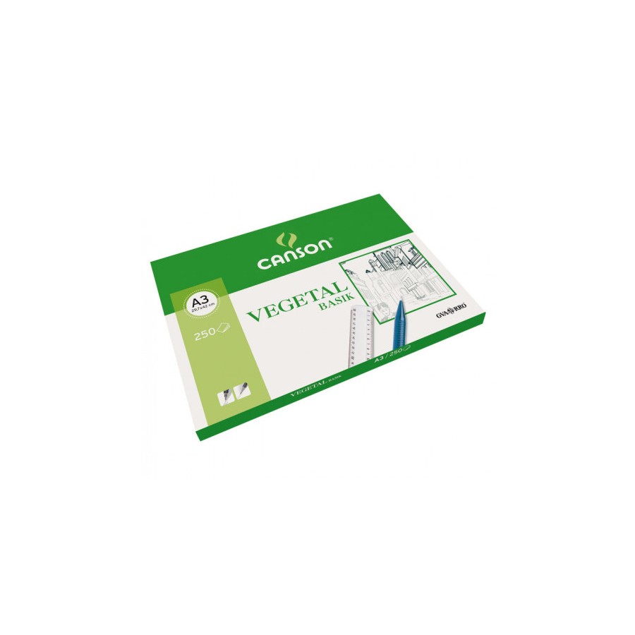 4892-PAQUETE 250 HOJAS PAPEL VEGETAL A3 90G GUARRO CANSON C200406244 4892-PAQUETE 250 HOJAS PAPEL VEGETAL A3 90G GUARRO CANSON C200406244