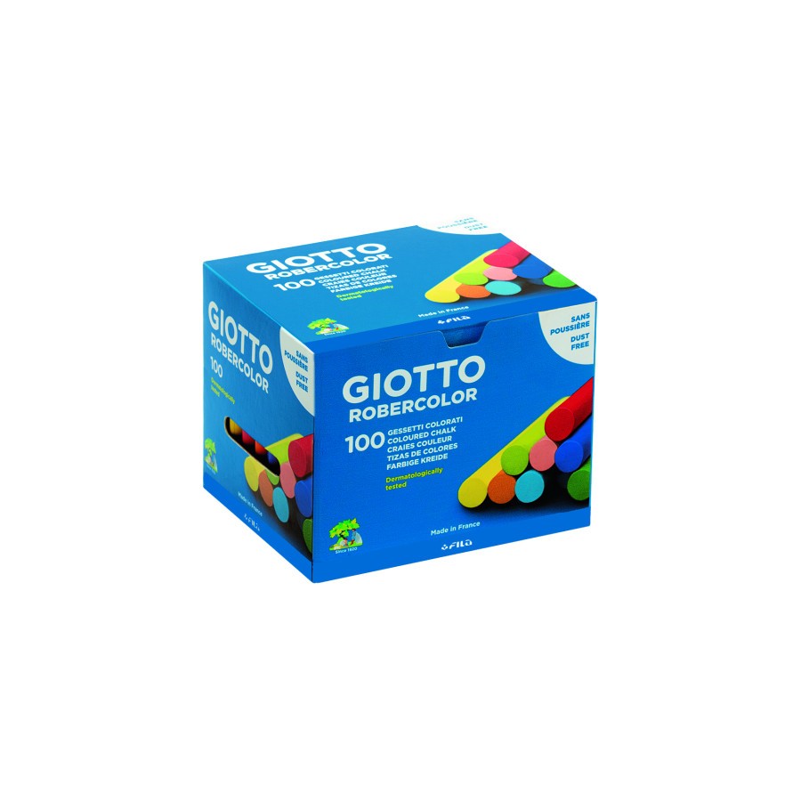4915-CAJA 100 TIZAS COLORES SURTIDOS GIOTTO F539000 4915-CAJA 100 TIZAS COLORES SURTIDOS GIOTTO F539000
