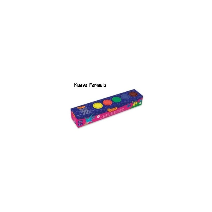 4942-ESTUCHE PINTURA DEDOS BOTES 35 ML EN 5 COLORES SURTIDOS JOVI 540 4942-ESTUCHE PINTURA DEDOS BOTES 35 ML EN 5 COLORES SURTIDOS JOVI 540