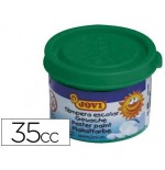 4978-ESTUCHE TEMPERA ESCOLAR 5 BOTES 35 ML - VERDE OSCURO JOVI 50319