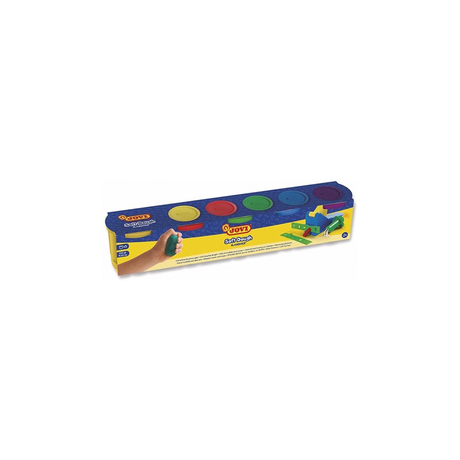 4989-ESTUCHE 5 BOTES SOFT DOUGH BLANDIVER 110 G COLORES SURTIDOS JOVI 405 4989-ESTUCHE 5 BOTES SOFT DOUGH BLANDIVER 110 G COLORES SURTIDOS JOVI 405