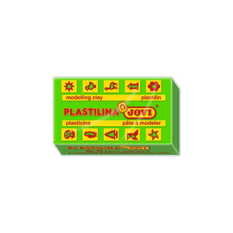 5002-CAJA 30 PASTILLAS PLASTILINA 50 G - VERDE CLARO JOVI 7010 5002-CAJA 30 PASTILLAS PLASTILINA 50 G - VERDE CLARO JOVI 7010