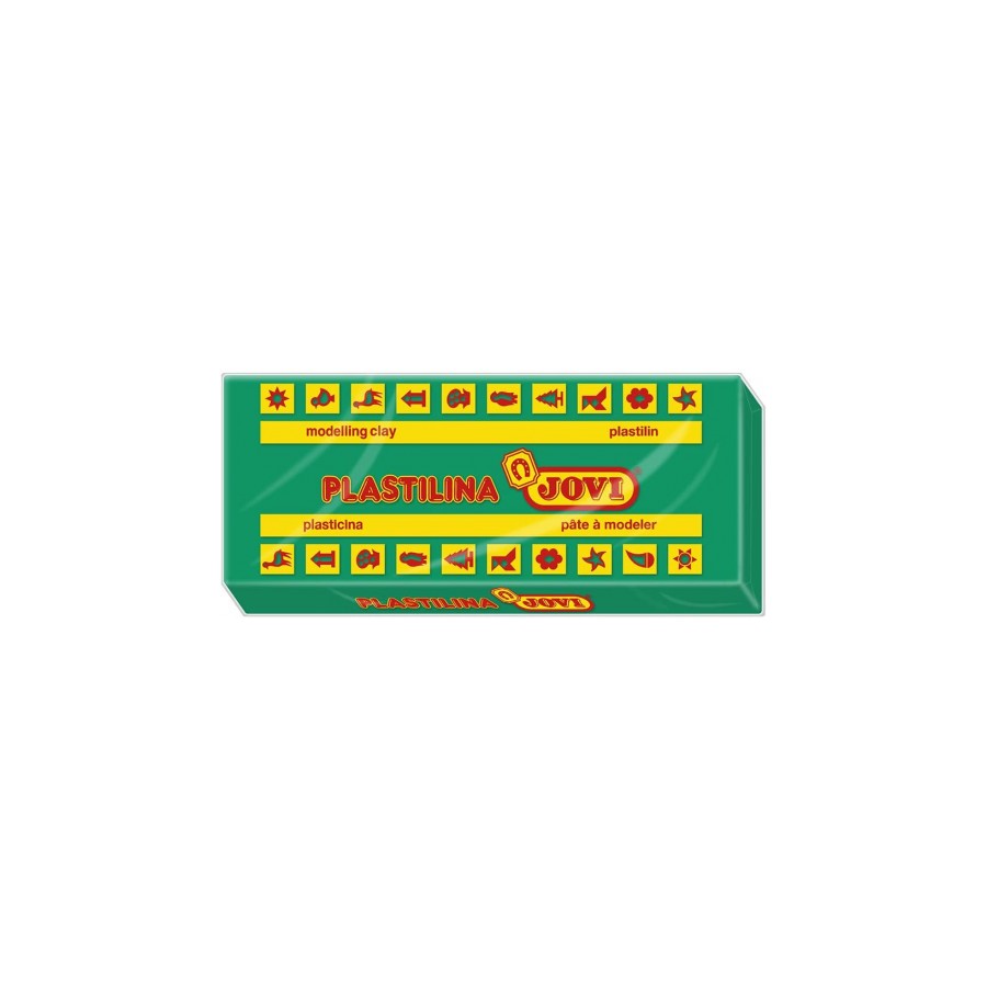 5018-CAJA 15 PASTILLAS PLASTILINA 150 G - VERDE OSCURO JOVI 7111 5018-CAJA 15 PASTILLAS PLASTILINA 150 G - VERDE OSCURO JOVI 7111