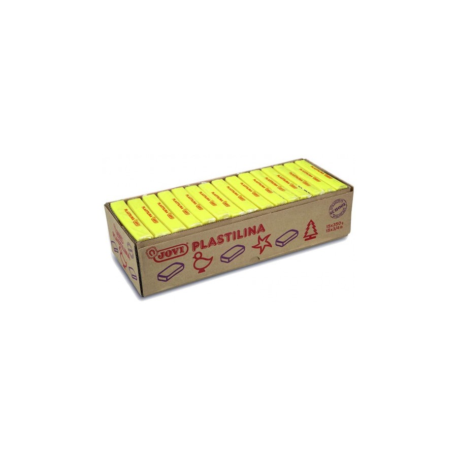 5023-CAJA 15 PASTILLAS PLASTILINA 350 G - AMARILLO OSCURO JOVI 7203 5023-CAJA 15 PASTILLAS PLASTILINA 350 G - AMARILLO OSCURO JOVI 7203
