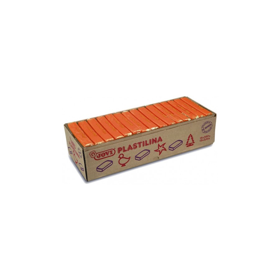 5024-CAJA 15 PASTILLAS PLASTILINA 350 G - NARANJA JOVI 7204 5024-CAJA 15 PASTILLAS PLASTILINA 350 G - NARANJA JOVI 7204