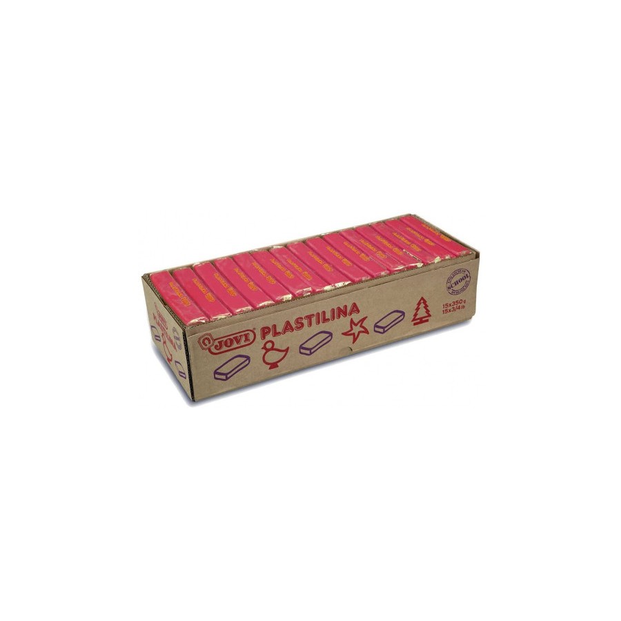 5026-CAJA 15 PASTILLAS PLASTILINA 350 G - RUBI JOVI 7206 5026-CAJA 15 PASTILLAS PLASTILINA 350 G - RUBI JOVI 7206