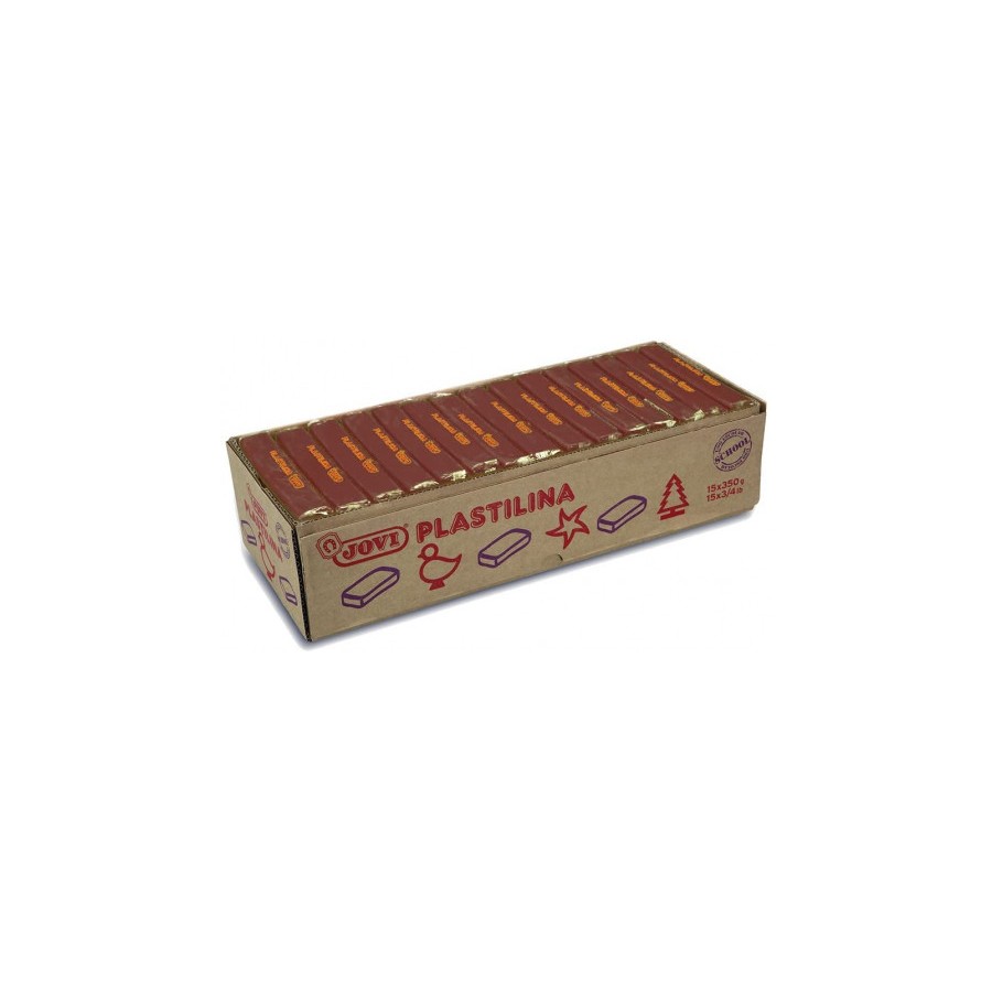 5029-CAJA 15 PASTILLAS PLASTILINA 350 G - MARRON JOVI 7209 5029-CAJA 15 PASTILLAS PLASTILINA 350 G - MARRON JOVI 7209