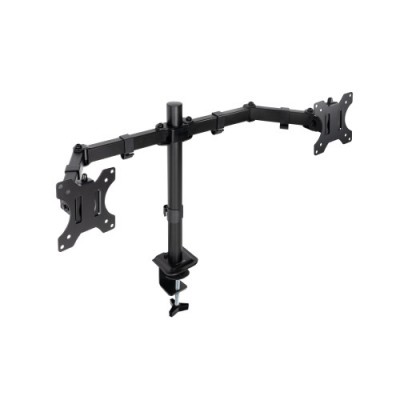 TooQ Soporte de Mesa para 2 Pantallas 17 27 Negro