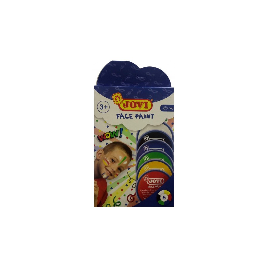 5040-ESTUCHE 6 BOTES FACE PAINT 8 ML COLORES SURTIDOS JOVI 171