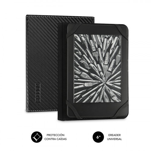 5082-SUBBLIM Funda Libro Electronico Clever Ebook Case 6" Black