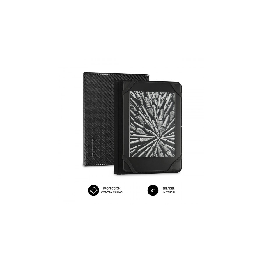 5082-SUBBLIM Funda Libro Electronico Clever Ebook Case 6" Black