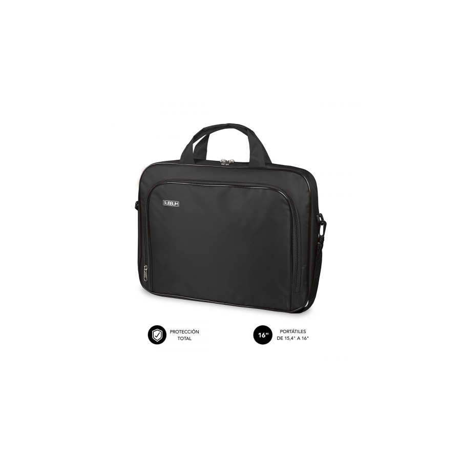 5113-SUBBLIM Maletin Ordenador Oxford Laptop Bag 15,4-16" Black