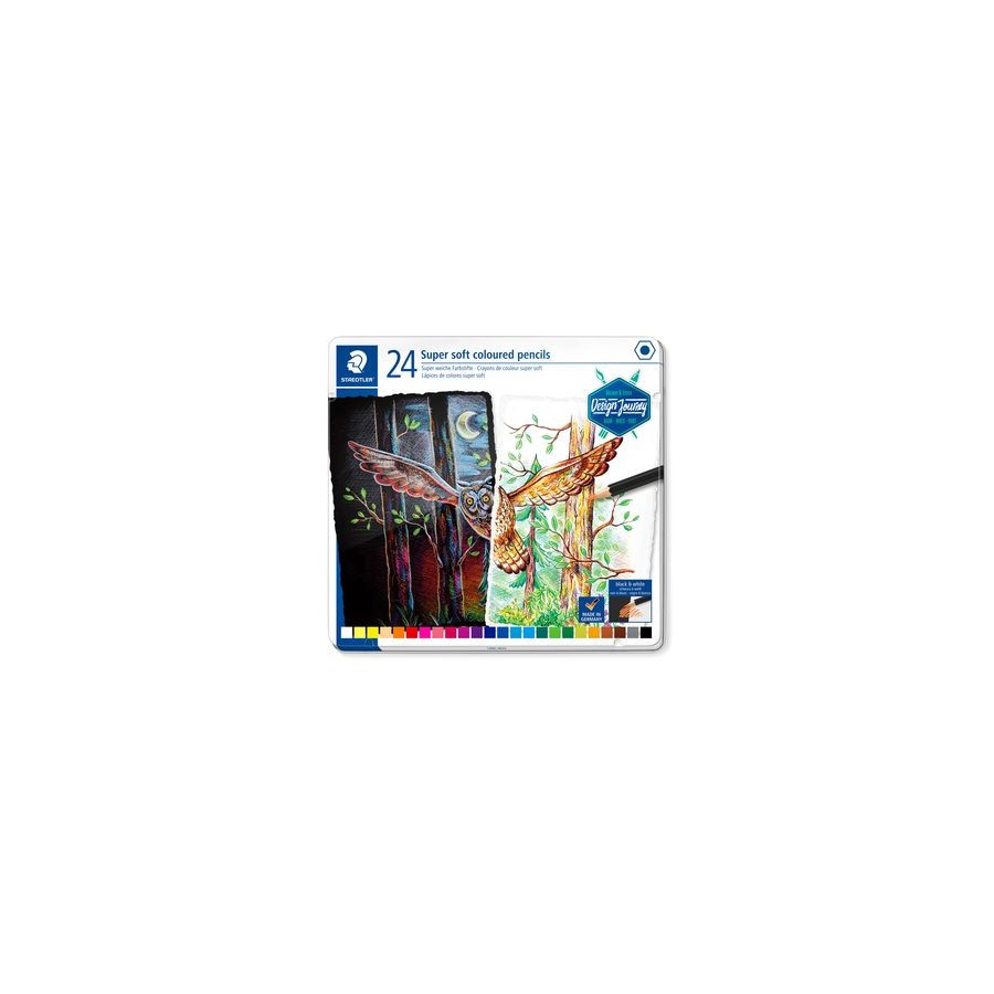 5218-ESTUCHE DE METAL CON 24 LAPICES, COLORES SURTIDOS STAEDTLER 149C M24 5218-ESTUCHE DE METAL CON 24 LAPICES, COLORES SURTIDOS STAEDTLER 149C M24