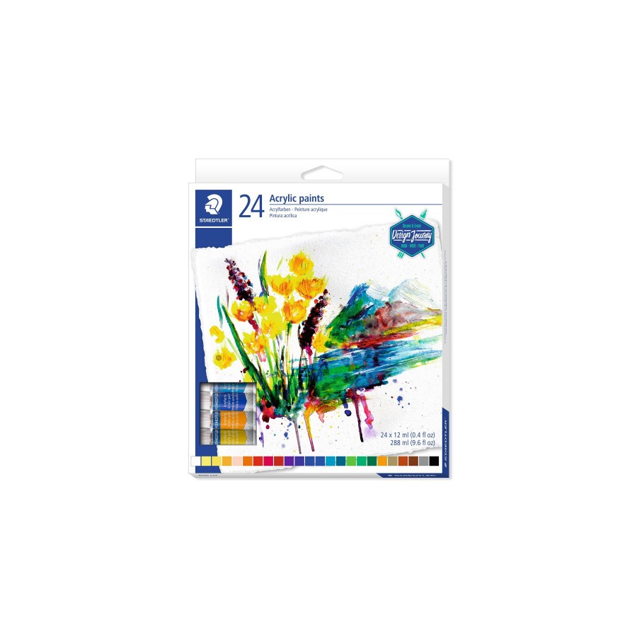 5232-ESTUCHE DE CARTON CON 24 TUBOS DE COLORES SURTIDOS STAEDTLER 8500 C24 5232-ESTUCHE DE CARTON CON 24 TUBOS DE COLORES SURTIDOS STAEDTLER 8500 C24