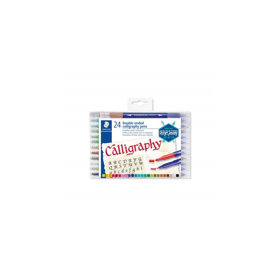 5246-ESTUCHE DE PLASTICO CON 24 ROTULADORES, COLORES SURTIDOS STAEDTLER 3005 TB24
