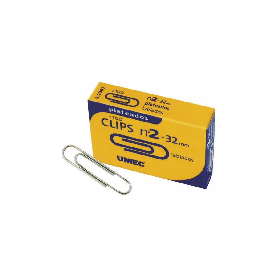 5284-CAJA 100 CLIP NIQUELADO 32 MM U200304 UMEC 5284-CAJA 100 CLIP NIQUELADO 32 MM U200304 UMEC