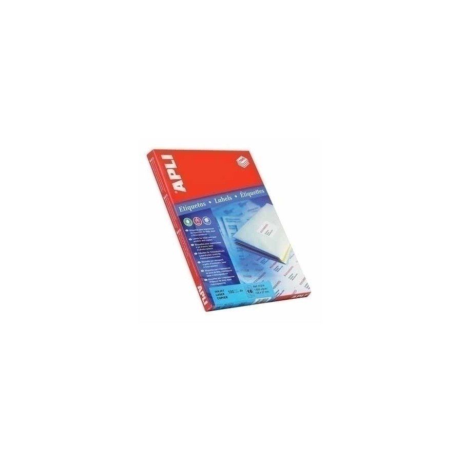 5293-CAJA 100 HOJAS ETIQUETA BLANCA ILC 48.5X25.4 1285 APLI 5293-CAJA 100 HOJAS ETIQUETA BLANCA ILC 48.5X25.4 1285 APLI