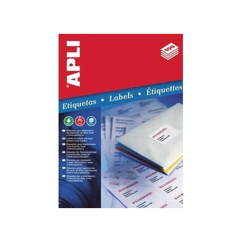 5315-CAJA 100 HOJAS ETIQUETA BLANCA ILC 105X148 1280 APLI