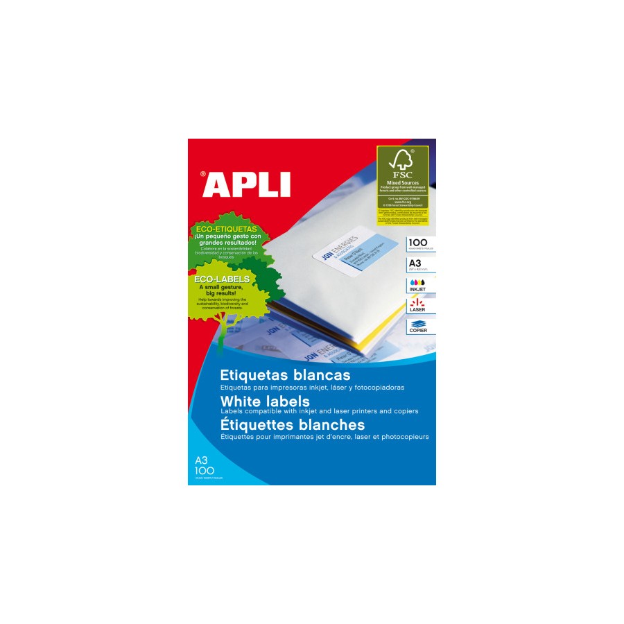 5319-APLI 11352 etiqueta de impresora Blanco 5319-APLI 11352 etiqueta de impresora Blanco