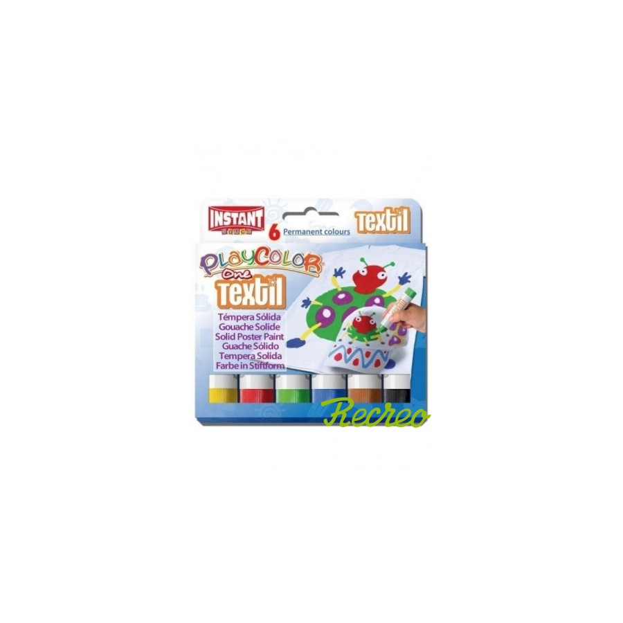5424-ESTUCHE TEXTIL ONE 6 COLORES SURTIDOS PLAYCOLOR 10401