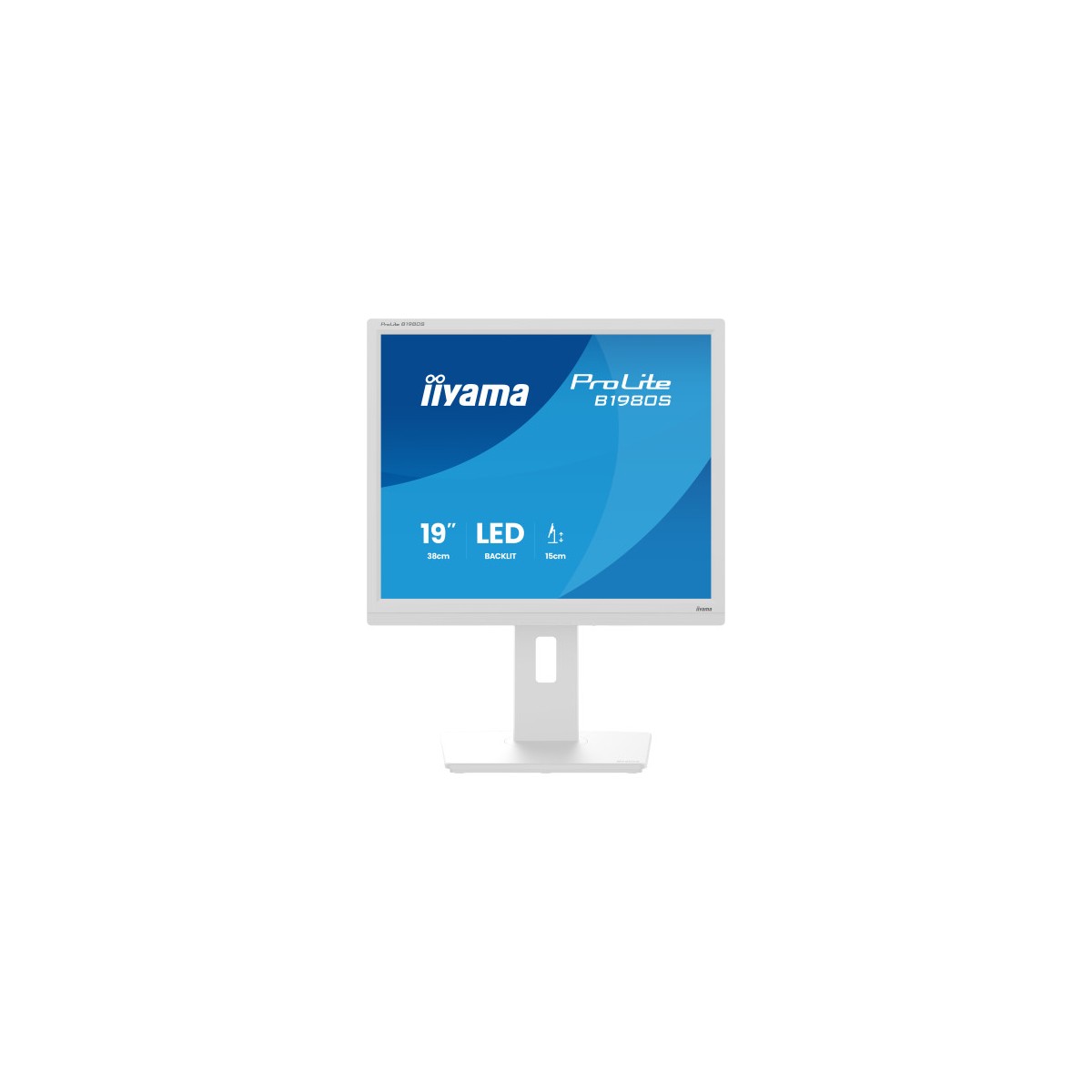 iiyama ProLite B1980S W1 pantalla para PC 483 cm 19 1280 x 1024 Pixeles SVGA LED Blanco