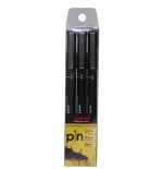 548-ESTUCHE 3 ROTULADORES CALIBRADOS 2/4/8MM. UNIPIN UNI-BALL 182634338