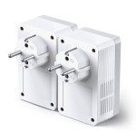 55-KIT INICIAL DE ADAPTADORES POWERLINES TP-LINK CON ENCHUFE INCORPORADO 500Mbps