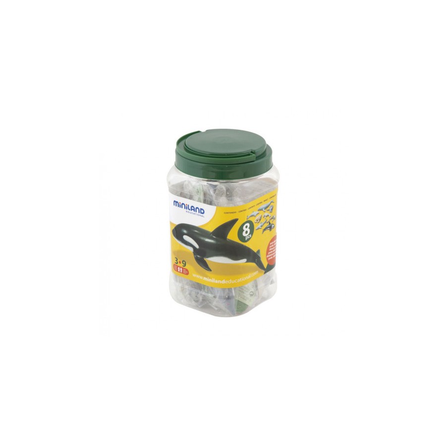 5520-JUEGO ANIMALES MARINOS 8 FIGURAS MINILAND 27460 5520-JUEGO ANIMALES MARINOS 8 FIGURAS MINILAND 27460