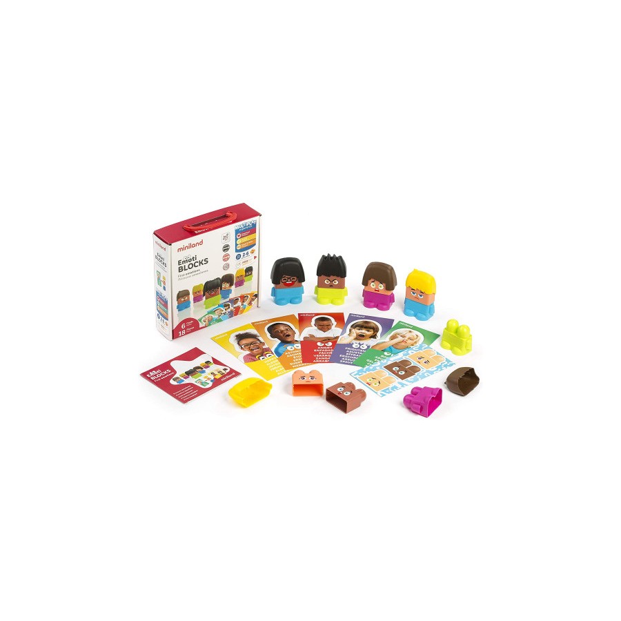 5551-JUEGO EMOTIBLOCKS 6 PERSONAJES MINILAND 32350 5551-JUEGO EMOTIBLOCKS 6 PERSONAJES MINILAND 32350