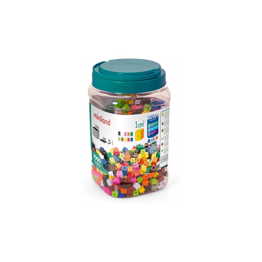 5567-CUBOS 1 CM 1000 PCS MINILAND 95211 5567-CUBOS 1 CM 1000 PCS MINILAND 95211