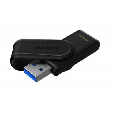Kingston Technology DataTraveler 64GB Portable USB 32 Gen 1 Exodia S Black Black
