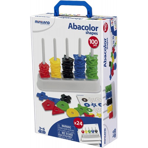 5573-ABACO CON SURTIDO DE FORMAS Y COLORES MINILAND 95270