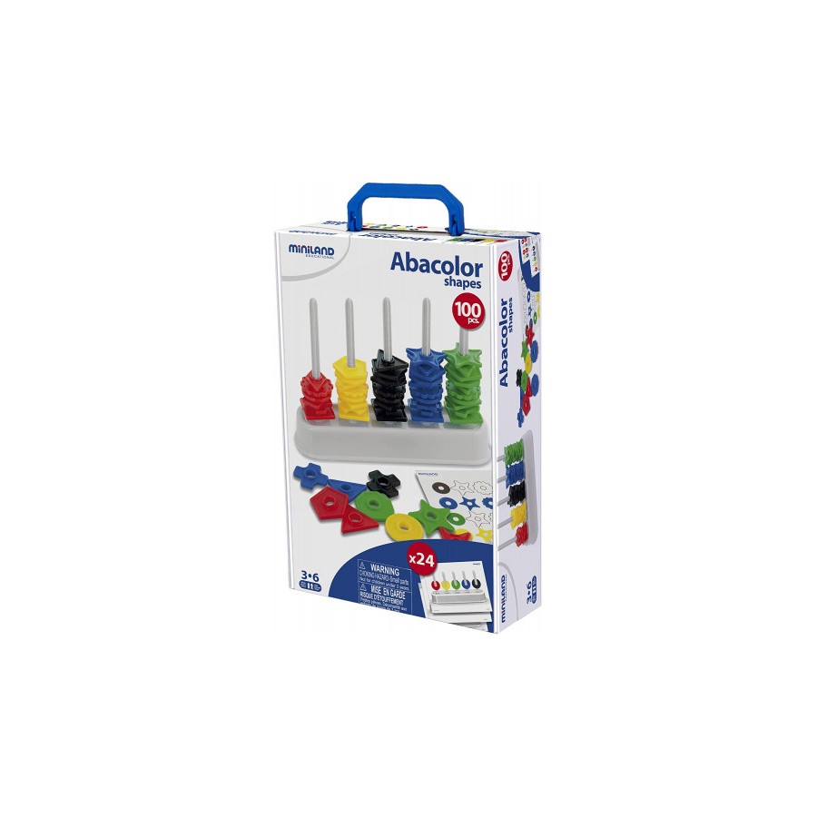 5573-ABACO CON SURTIDO DE FORMAS Y COLORES MINILAND 95270 5573-ABACO CON SURTIDO DE FORMAS Y COLORES MINILAND 95270