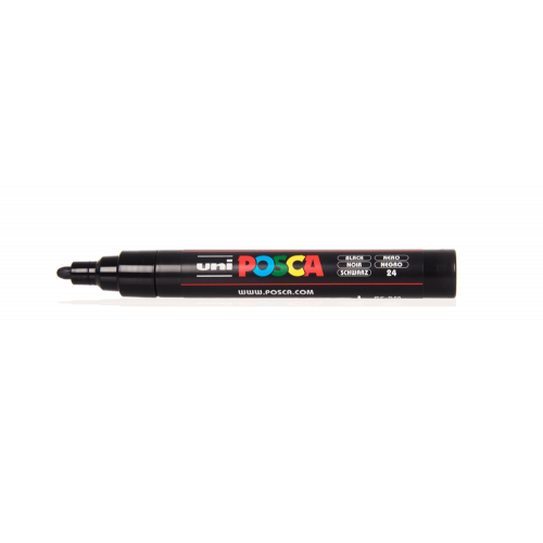 562-MARCADOR PC-5M POSCA 1.8-2.5MM NEGRO UNI-BALL 286658000