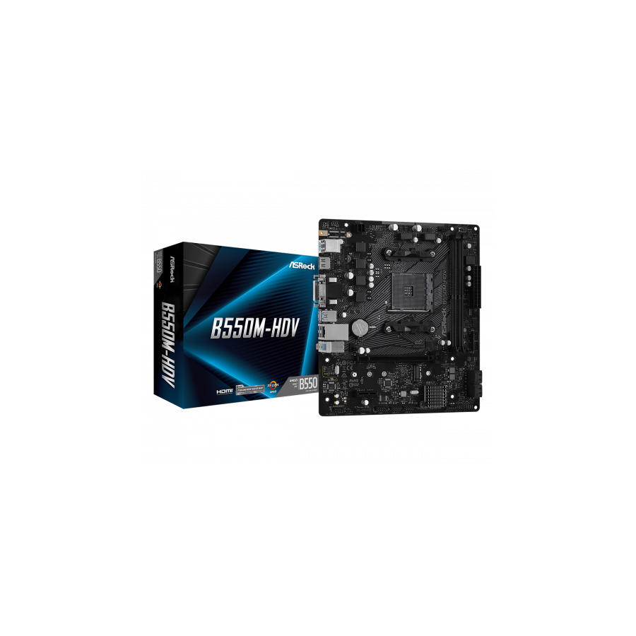 5689-Asrock B550M-HDV AMD B550 Zocalo AM4 micro ATX
