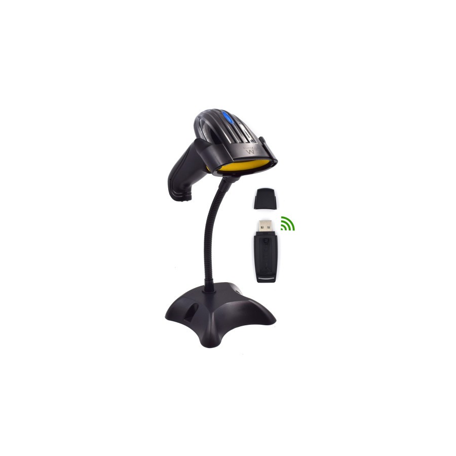 5739-Ewent EW3430 lector de codigo de barras Lector de codigos de barras portatil 1D LED Negro